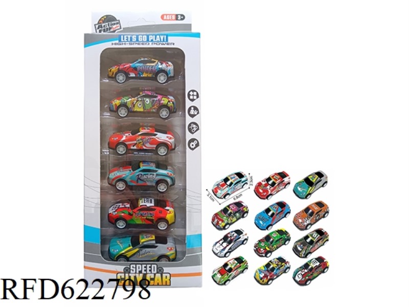 PULL-BACK LIGHT ALLOY IRON TRUCK