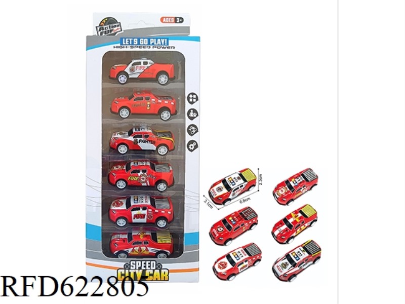 PULL-BACK LIGHT ALLOY IRON TRUCK