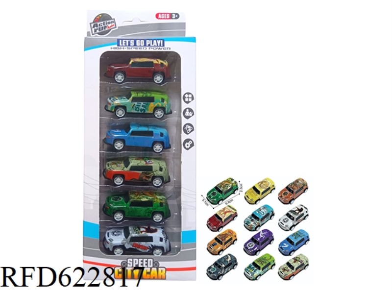 PULL-BACK LIGHT ALLOY IRON TRUCK