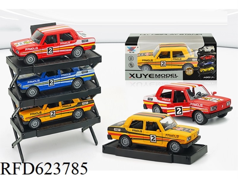 1:36 ALLOY MODEL LADA RACING DOOR PULL BACK