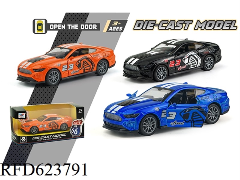 1:32 ALLOY MODEL MUSTANG GT500 DOOR PULL BACK