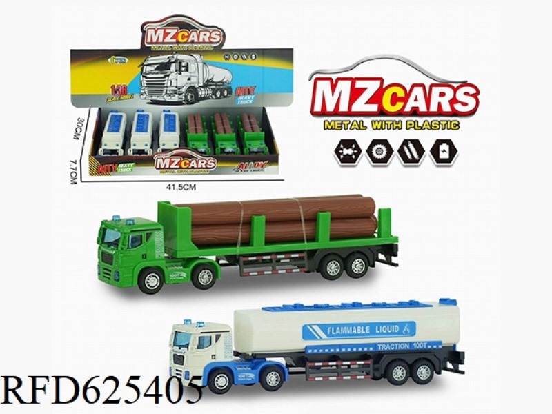ALLOY GIANT LOAD-PULLING TRUCK 6PCS