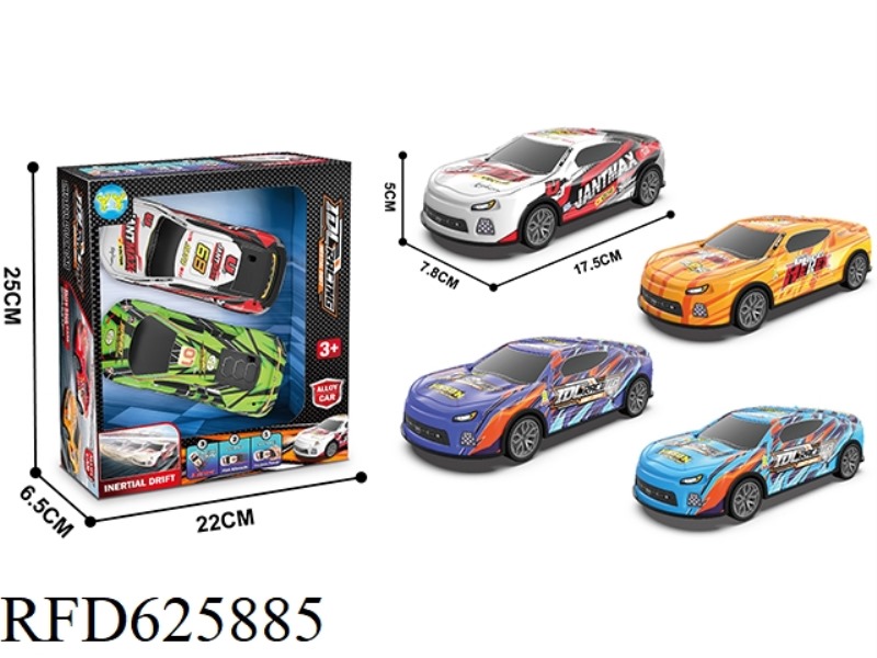 ALLOY INERTIAL DRIFT RACING CAR