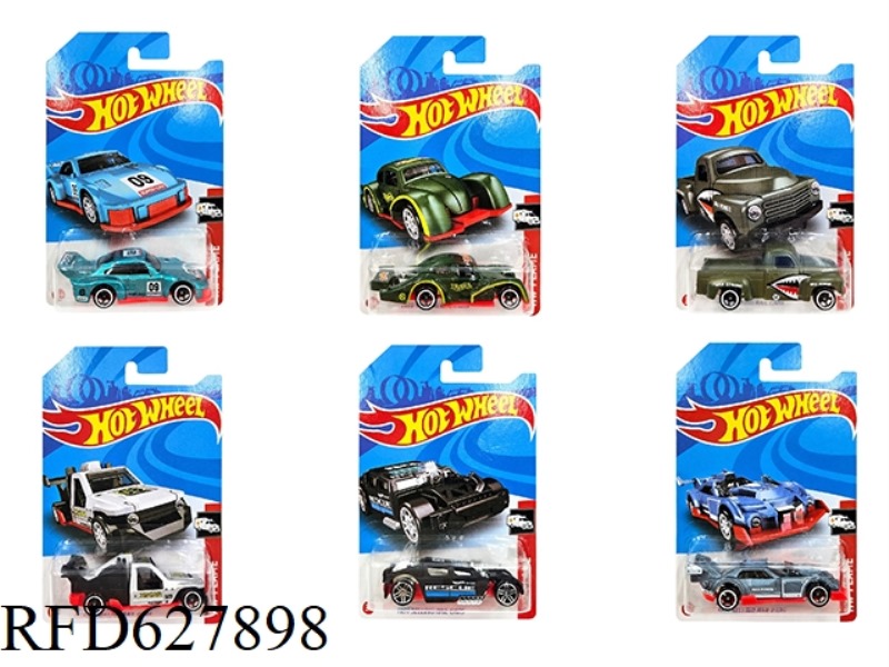 6 1:64 ALLOY CAR PIECES
