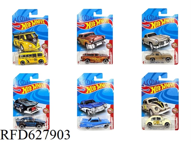 6 1:64 ALLOY CAR PIECES