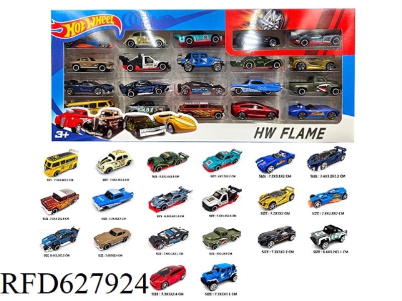 1:64 ALLOY CAR 20 ONLY LOADED