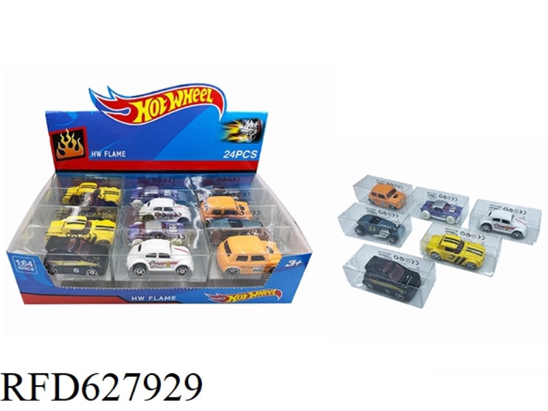 24PCS FOR 6 TYPES OF CARS