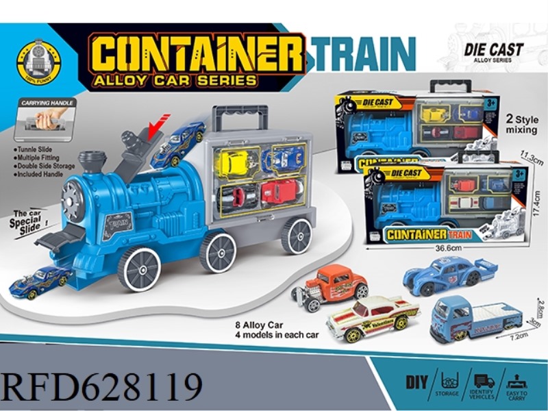 TRAIN STORAGE SIMULATION ALLOY CAR