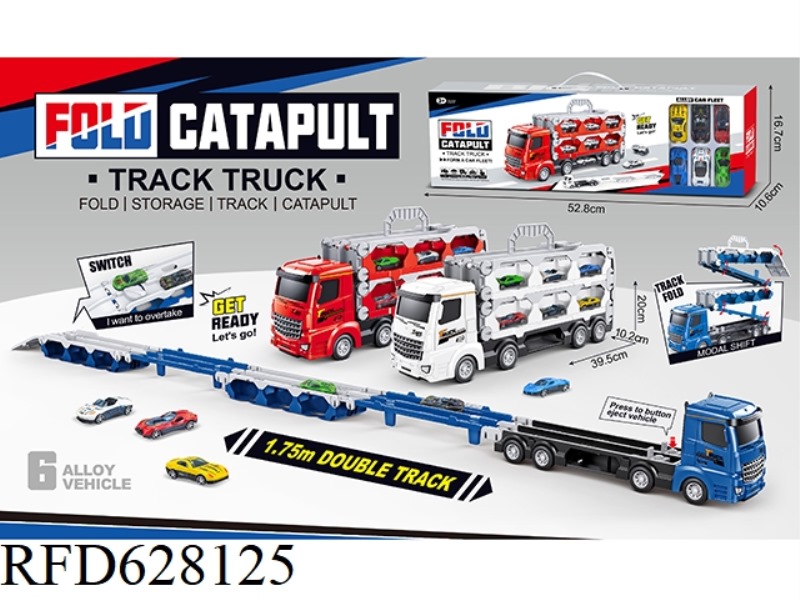 FOLDING EJECTION TRUCK ALLOY SPORTS CAR