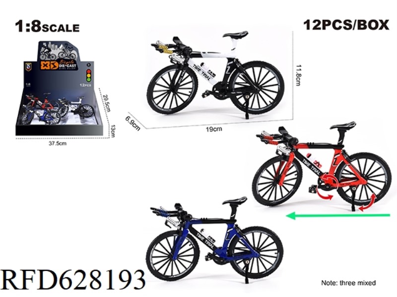 1:8 ALLOY DOUBLE HANDLE ROAD BIKE 12PCS