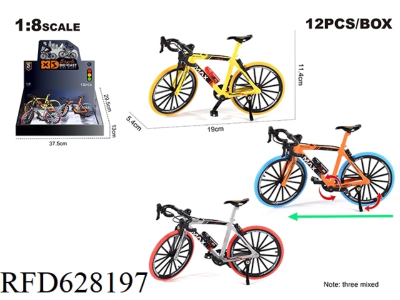 1:8 ALLOY BEND HANDLE ROAD BIKE 12PCS