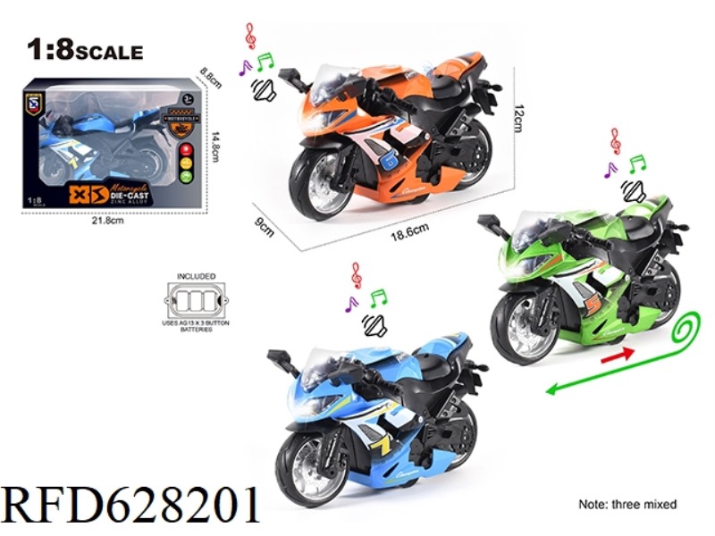 1:8 ALLOY KAWASAKI H2 RACER