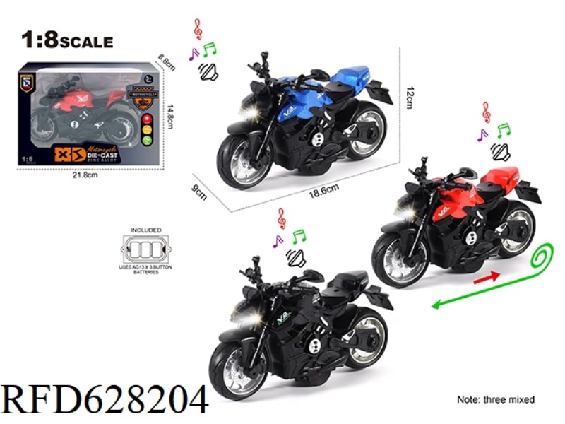 1:8 ALLOY DUCATI V4 BOOMERANG STREETCAR