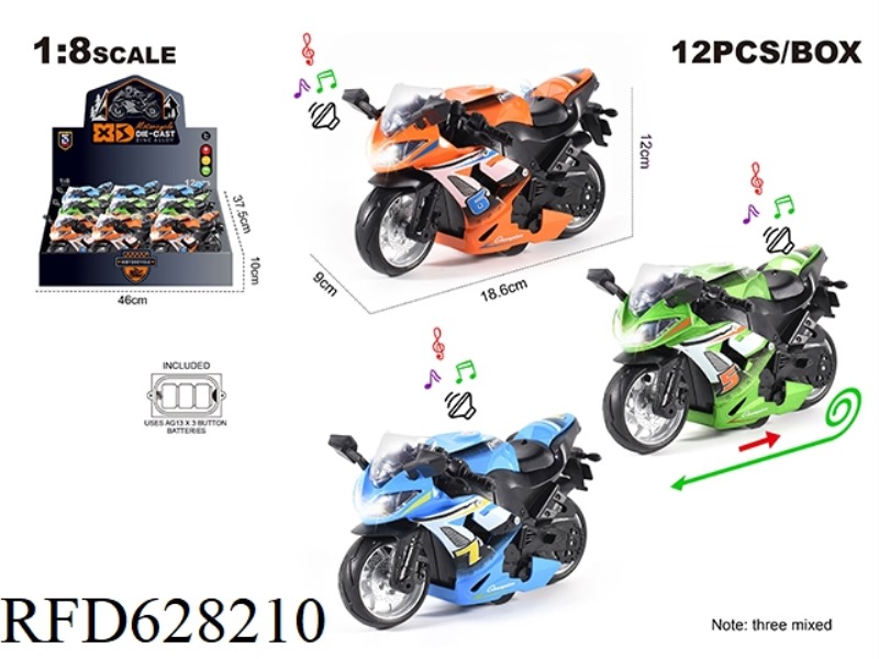 1:8 KINI KAWASAKI H2 RACER 12PCS
