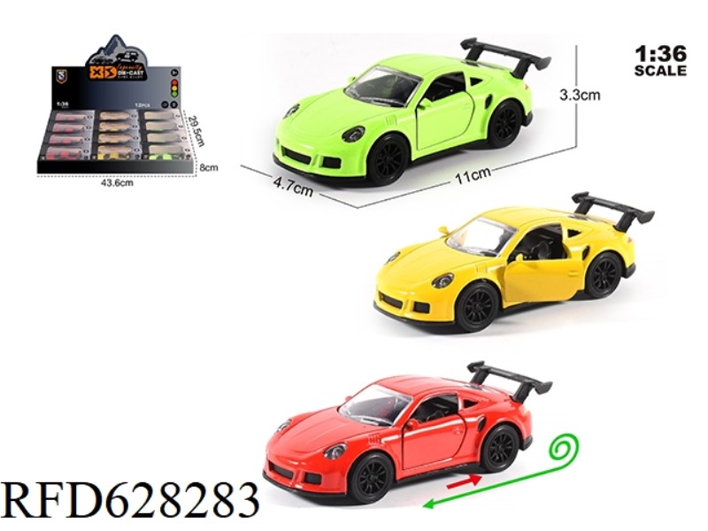 1:36 PORSCHE 911 MODEL 12PCS