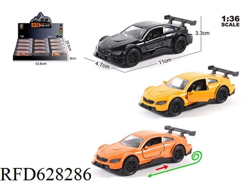 1:36 BMW M4 MODEL 12PCS