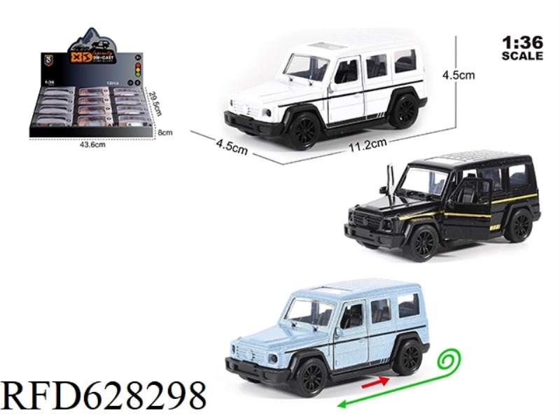 1:36 MERCEDES-BENZ BIG G MODEL 12PCS