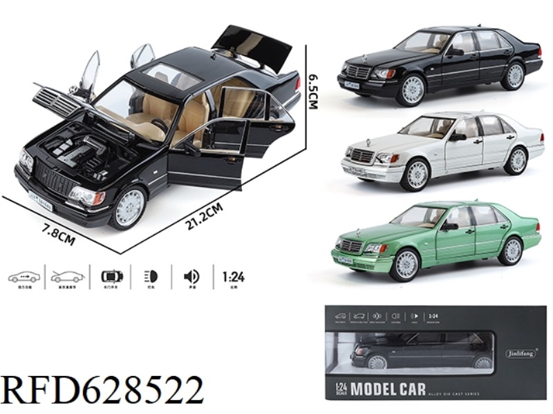 1:24 TIGER BENZ STREET CAR VERSION ALLOY CAR FOAM BOX