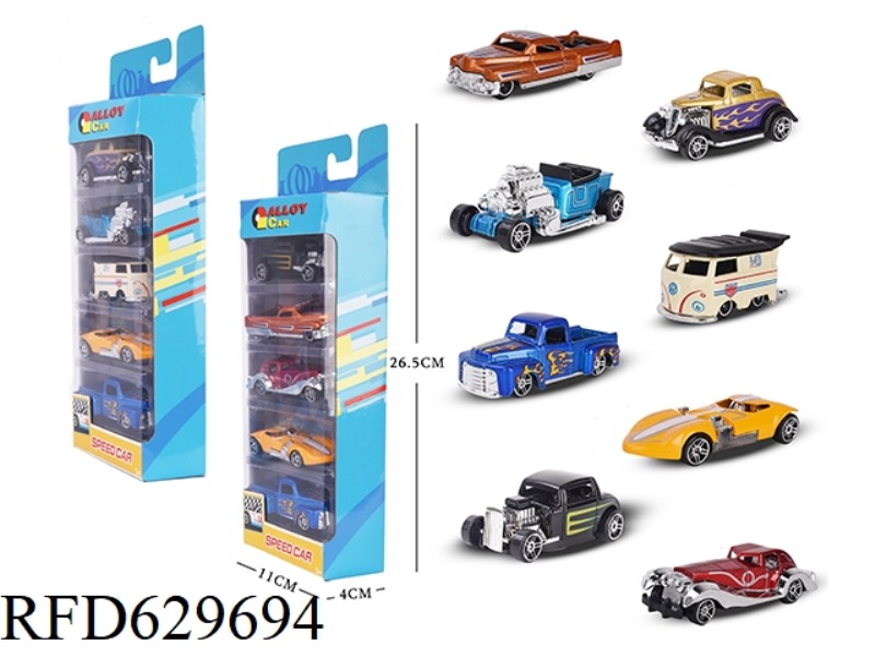 5PCS ALLOY RETRO CLASSIC CAR
