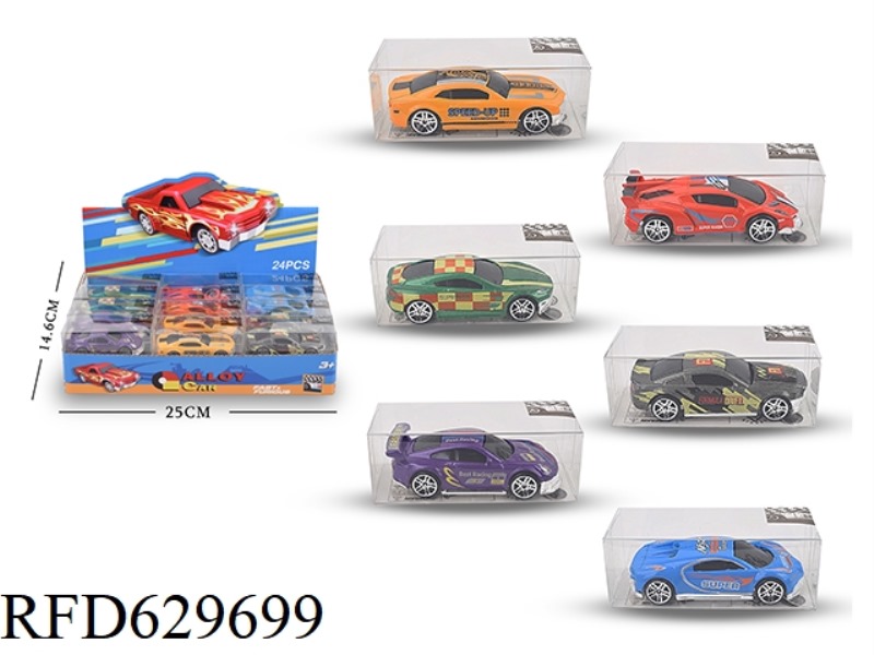 24PCS ALLOY SIMULATION SPORTS CAR