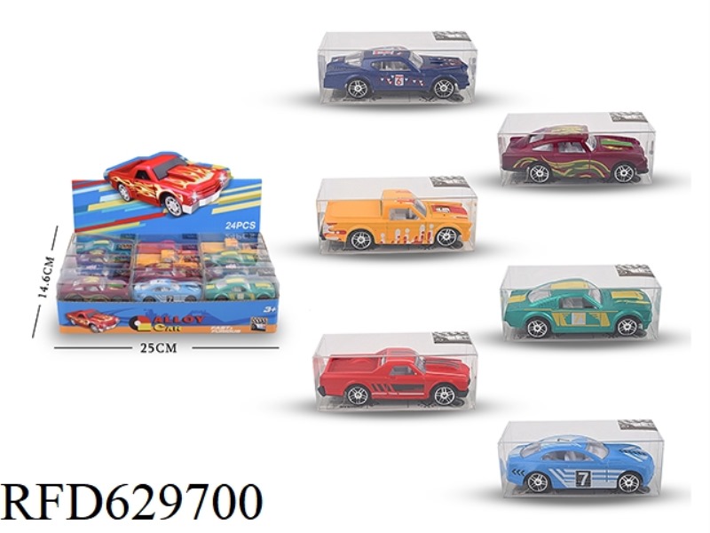 24PCS ALLOY RETRO SPORTS CAR