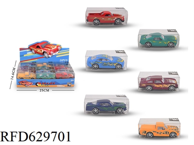 24PCS ALLOY RETRO SPORTS CAR