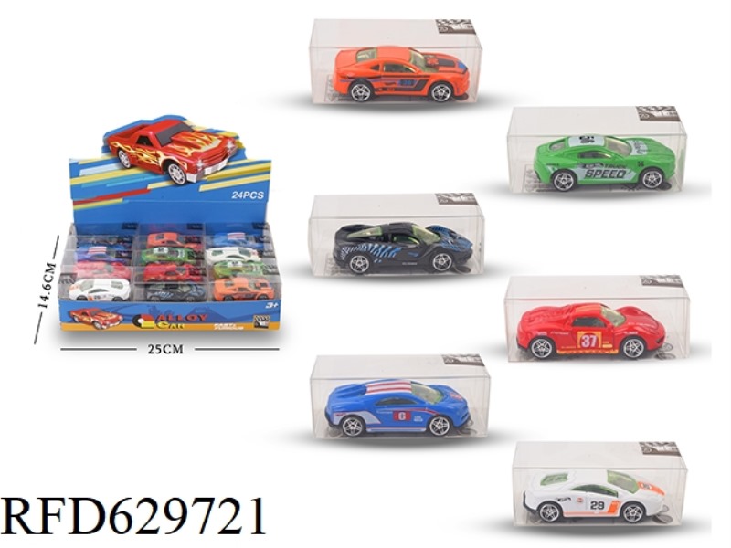 24PCS ALLOY SIMULATION RACING CAR