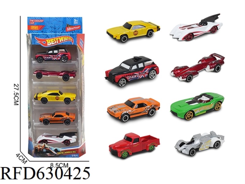 1:64 ALLOY CAR (RACING) 5 ONLY LOADED