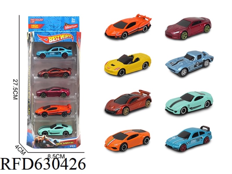 1:64 ALLOY CAR (RACING) 5 ONLY LOADED