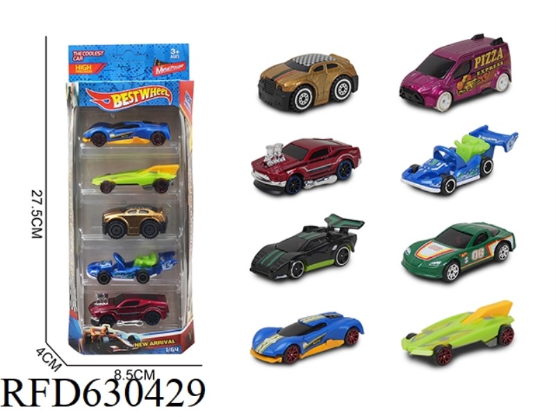 1:64 ALLOY CAR (RACING) 5 ONLY LOADED