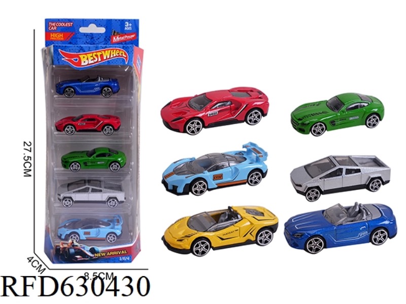 1:64 ALLOY CAR (RACING) 5 ONLY LOADED