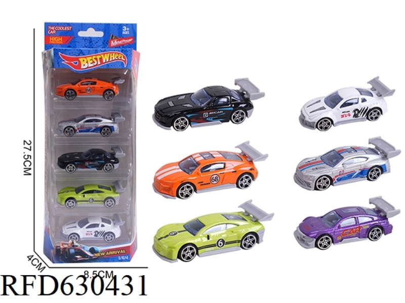 1:64 ALLOY CAR (RACING) 5 ONLY LOADED