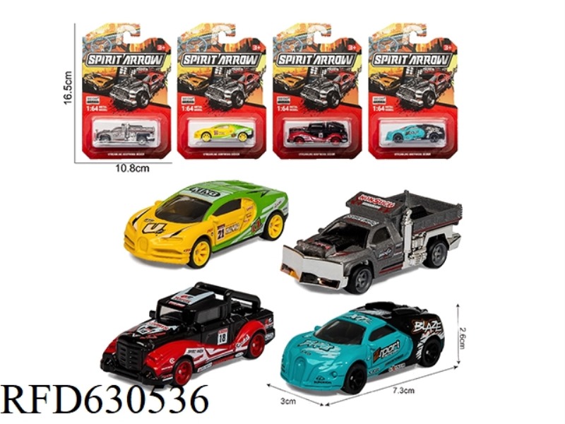 1:64 ALLOY SLIDING RACER