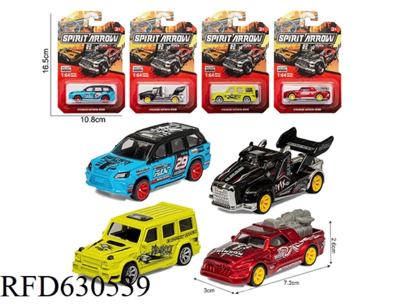 1:64 ALLOY SLIDING RACER
