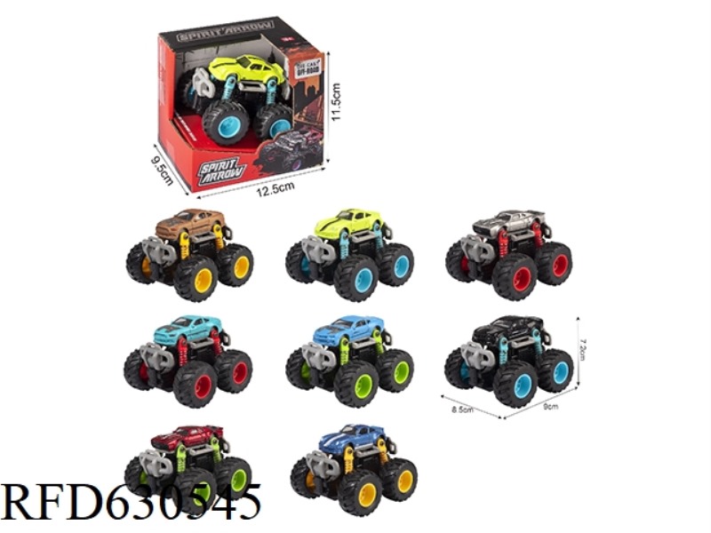 1:64 ALLOY DUAL INERTIA OFF-ROAD SIMULATION CAR