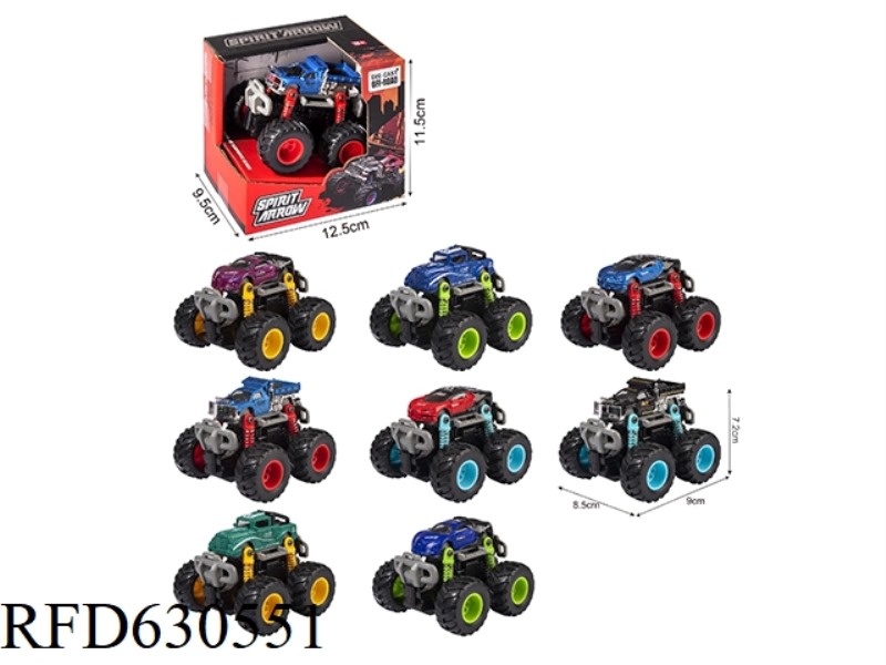 1:64 ALLOY DUAL INERTIA OFF-ROAD SIMULATION CAR