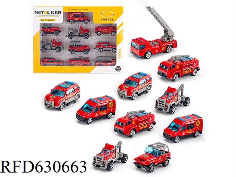 SLIDING ALLOY CAR (10 PIECES)