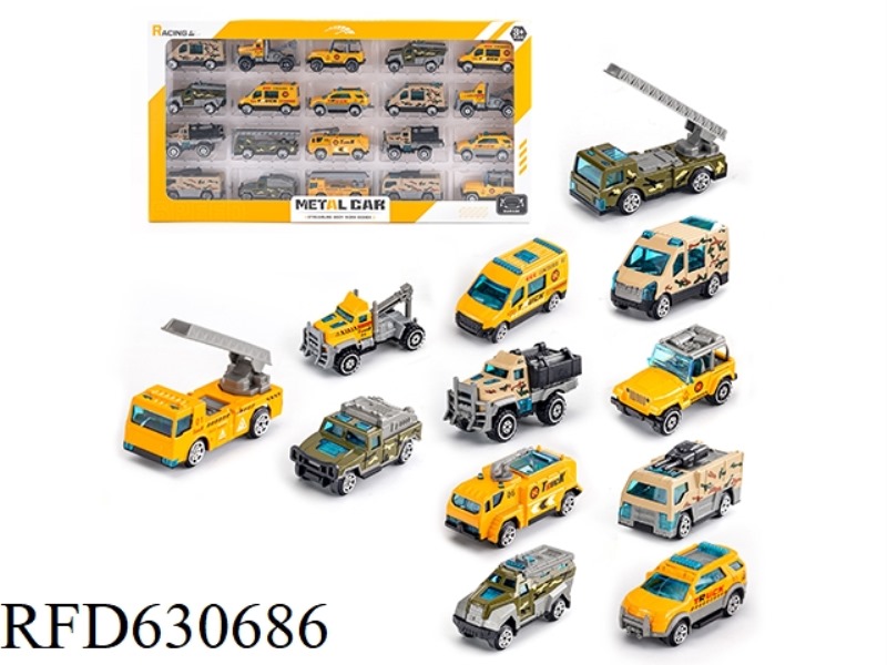 SLIDING ALLOY CAR (20 PIECES)