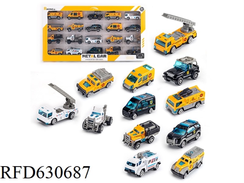 SLIDING ALLOY CAR (20 PIECES)