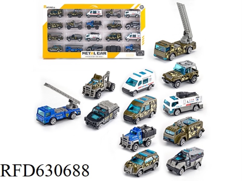 SLIDING ALLOY CAR (20 PIECES)