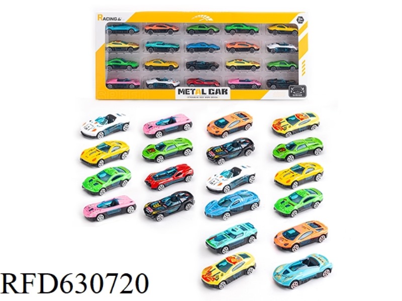 SLIDING ALLOY SPORTS CAR (20PCS)