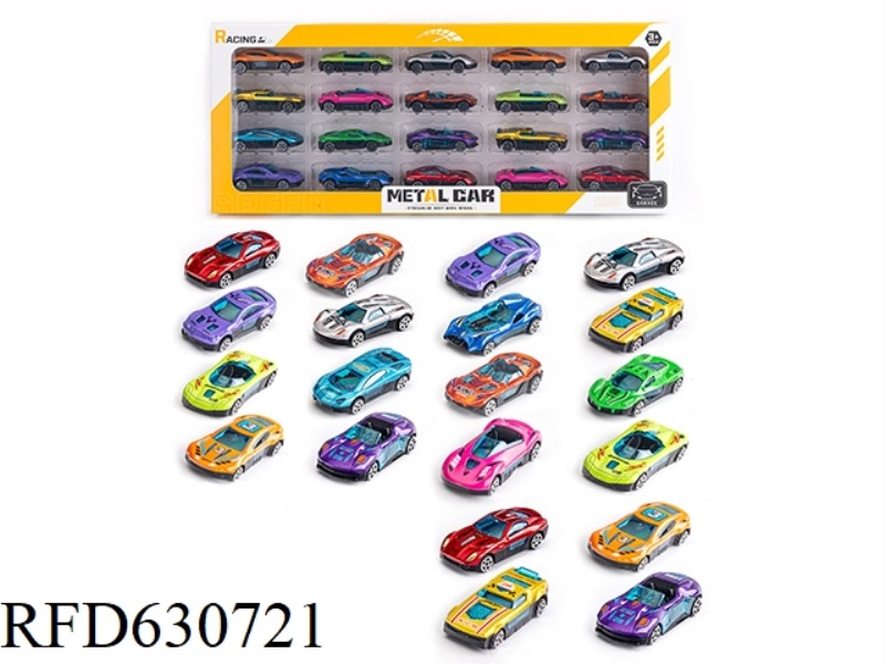 SLIDING ALLOY SPORTS CAR (20PCS)