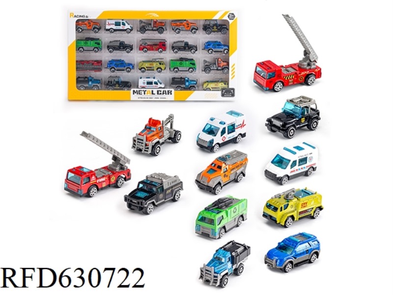 SLIDING ALLOY CAR (20 PIECES)
