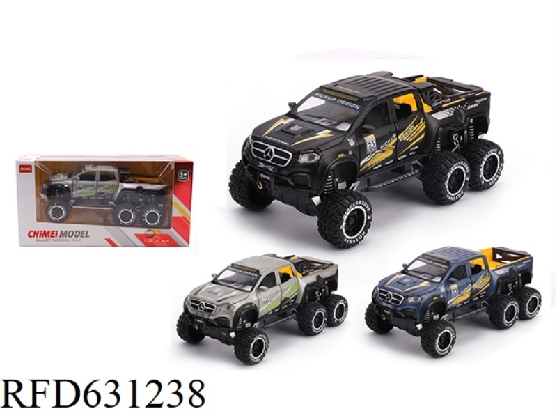 1:28 MERCEDES X-CLASS EXY 6X6 BIG WHEEL VERSION