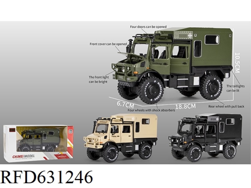 1:32 MERCEDES-BENZ UNIMOK CLIMBER OFF-ROAD RV