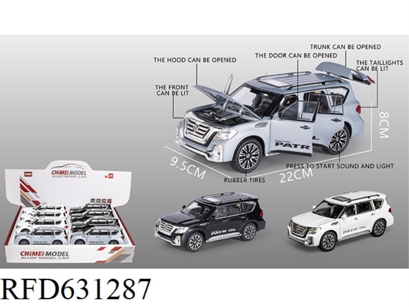 1:24 NISSAN PATROL (NISSAN TULE) 8PCS