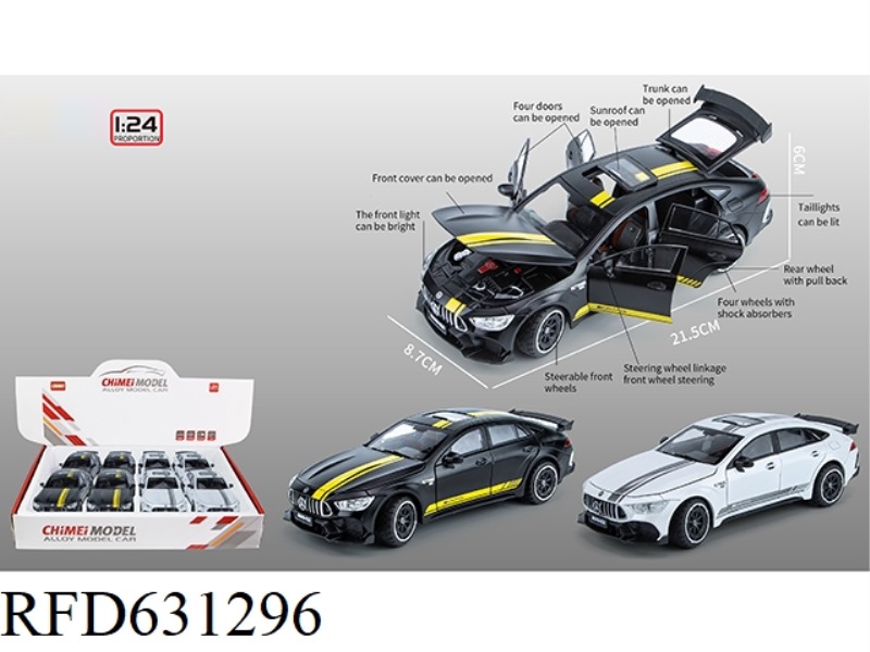 1:24 MERCEDES-BENZ AMG GT63 8PCS