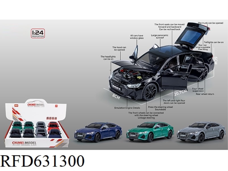 1:24 AUDI RS7 8PCS