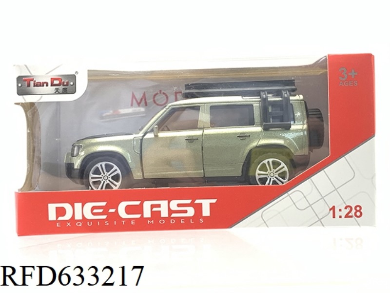 1:28 SIMULATION WARRIOR ALLOY THREE-DOOR LAND ROVER DEFENDER
