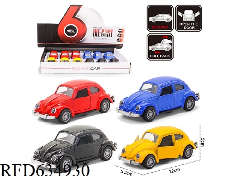 ALLOY PULL-BACK BEETLE